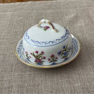 Limoges Bernardaud Covered Butter Dish